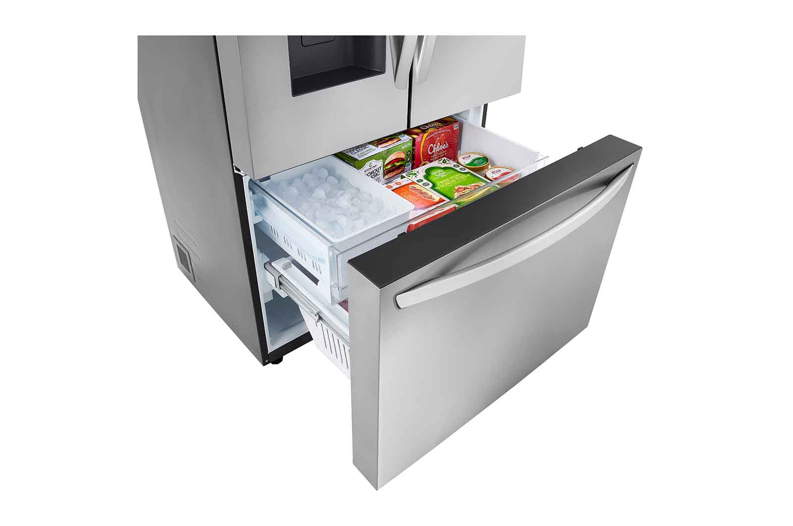 LG 26 cu. ft. Smart Counter-Depth MAX Refrigerator with Dual Ice Makers, LRFXC2606S