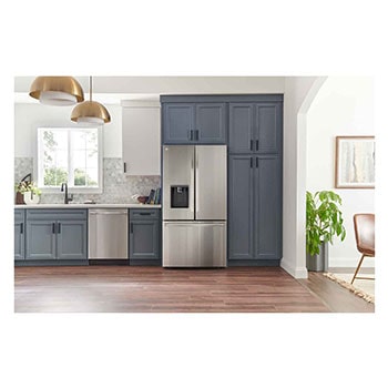 LG 36" 26 cu.ft. Counter-Depth MAX™ French 3-Door Refrigerator | Ice & Water Dispenser | Dual Ice Maker, LRFXC2606S