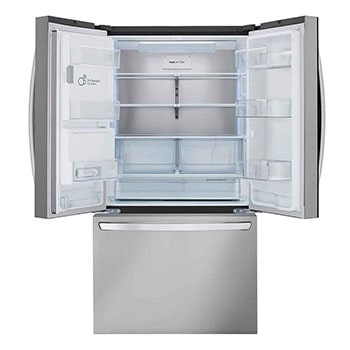 LG 36" 26 cu.ft. Counter-Depth MAX™ French 3-Door Refrigerator | Ice & Water Dispenser | Dual Ice Maker, LRFXC2606S