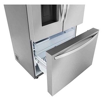 LG 36" 26 cu.ft. Counter-Depth MAX™ French 3-Door Refrigerator | Ice & Water Dispenser | Dual Ice Maker, LRFXC2606S