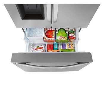 LG 36" 26 cu.ft. Counter-Depth MAX™ French 3-Door Refrigerator | Ice & Water Dispenser | Dual Ice Maker, LRFXC2606S