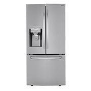 Front view of 33&#34; Smudge Resistant French Door Refrigerator with ThinQ® Technology LRFXS2503S