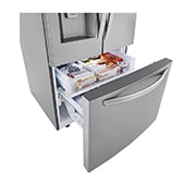 LG 33" Smudge Resistant French Door Refrigerator with ThinQ® Technology, LRFXS2503S
