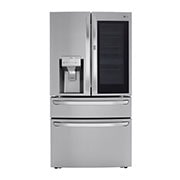 LG 23 cu. ft. Smart wi-fi Enabled InstaView® Door-in-Door® Counter-Depth Refrigerator with Craft Ice™ Maker, LRMVC2306S