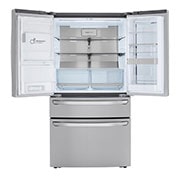 LG 23 cu. ft. Smart wi-fi Enabled InstaView® Door-in-Door® Counter-Depth Refrigerator with Craft Ice™ Maker, LRMVC2306S