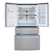 LG 23 cu. ft. Smart wi-fi Enabled InstaView® Door-in-Door® Counter-Depth Refrigerator with Craft Ice™ Maker, LRMVC2306S