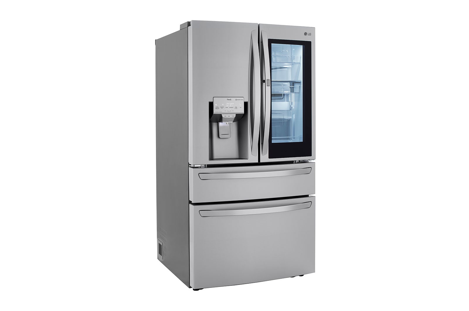 LG 23 cu. ft. Smart wi-fi Enabled InstaView® Door-in-Door® Counter-Depth Refrigerator with Craft Ice™ Maker, LRMVC2306S
