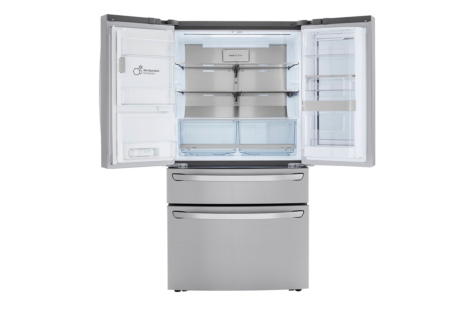 LG 23 cu. ft. Smart wi-fi Enabled InstaView® Door-in-Door® Counter-Depth Refrigerator with Craft Ice™ Maker, LRMVC2306S