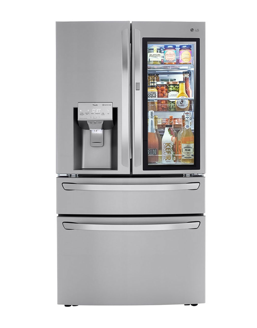 French Door InstaView Door in Door LRMVS3006S LG CA