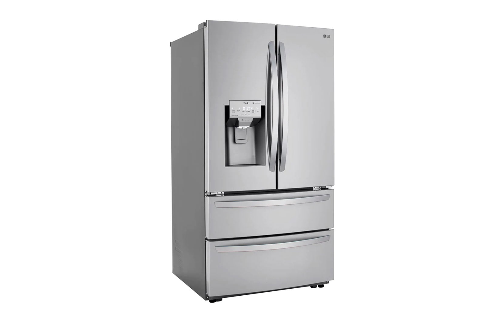 LG 22 cu ft. Smart Counter Depth Double Freezer Refrigerator with Craft Ice™, LRMXC2206S
