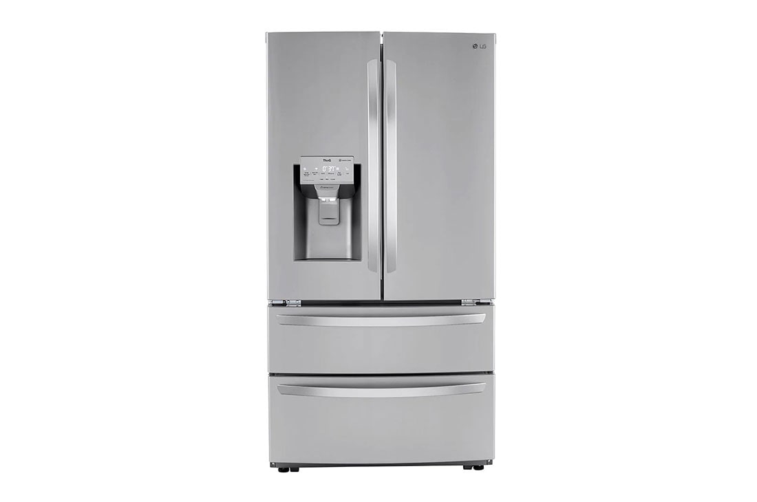 22 cu ft. Smart Counter Depth Double Freezer Refrigerator with