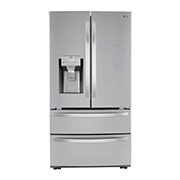 LG 22 cu ft. Smart Counter Depth Double Freezer Refrigerator with Craft Ice™, LRMXC2206S