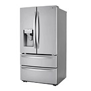 LG 22 cu ft. Smart Counter Depth Double Freezer Refrigerator with Craft Ice™, LRMXC2206S