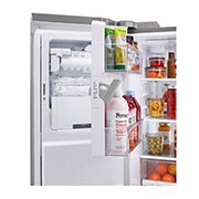 LG 22 cu ft. Smart Counter Depth Double Freezer Refrigerator with Craft Ice™, LRMXC2206S