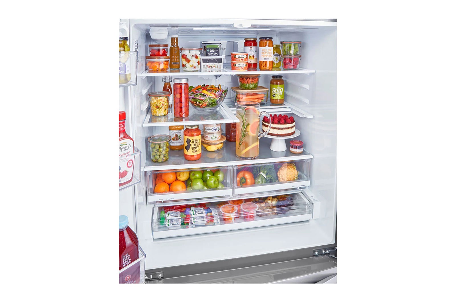 LG 28 cu.ft. 4-Door French Door Refrigerator with Four Types of Craft Ice®, LRMXS2806S