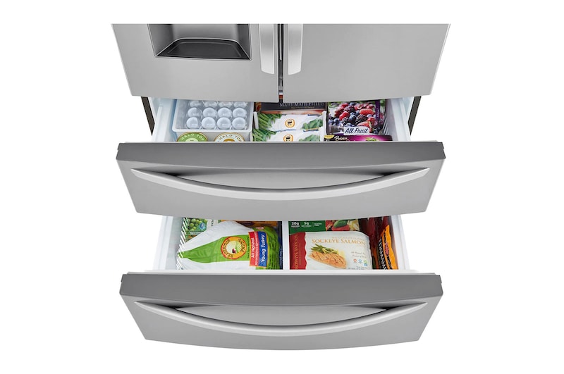 LG 28 cu.ft. 4-Door French Door Refrigerator with Four Types of Craft Ice®, LRMXS2806S