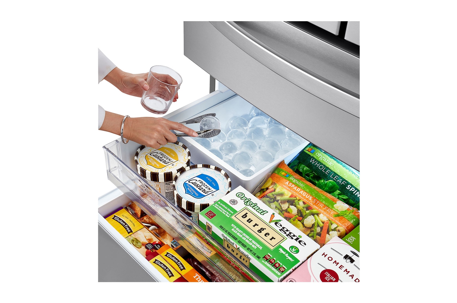 Craft Ice Maker Filled Glass view