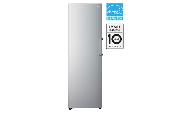 Front view of LG 24" 11 cu.ft. Counter-Depth One-Door Freezer - LROFC1104V