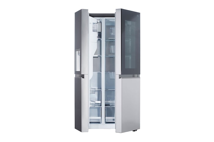 LG 36" 27 cu.ft. InstaView® Standard-Depth Side by Side Refrigerator | Ice & Water Dispenser | Dual Ice Maker with Craft Ice®, LRSOS2706S