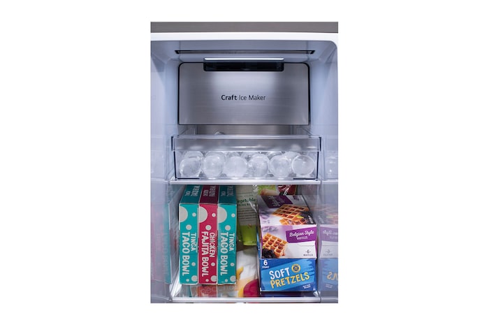 LG 36" 27 cu.ft. InstaView® Standard-Depth Side by Side Refrigerator | Ice & Water Dispenser | Dual Ice Maker with Craft Ice®, LRSOS2706S