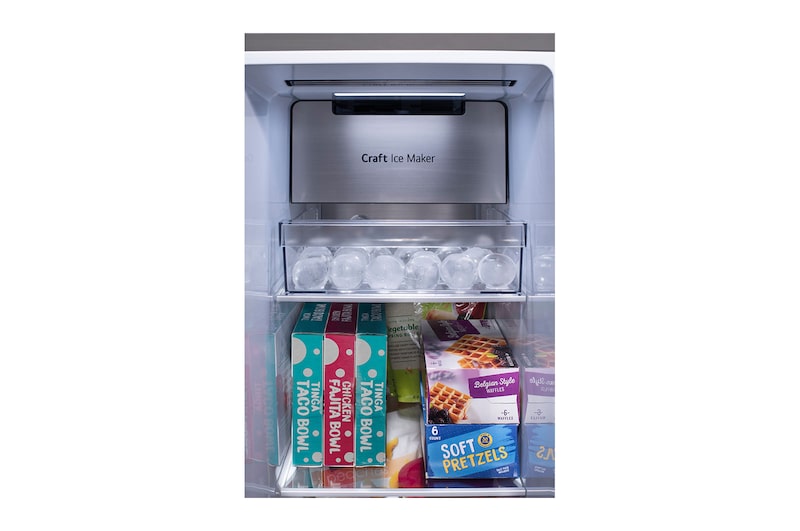 LG 36" 27 cu.ft. InstaView® Standard-Depth Side by Side Refrigerator | Ice & Water Dispenser | Dual Ice Maker with Craft Ice®, LRSOS2706S