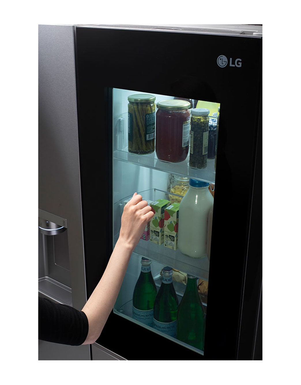 Side by Side InstaView Door in Door LRSOS2706S LG CA