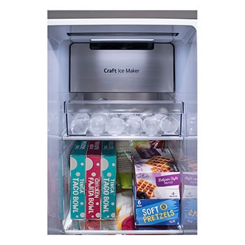 LG 36" 27 cu.ft. InstaView® Standard-Depth Side by Side Refrigerator | Ice & Water Dispenser | Dual Ice Maker with Craft Ice®, LRSOS2706S