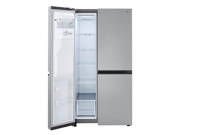 LG 27 cu.ft. Side by Side Refrigerator with Smooth Touch Dispenser, LRSXS2706V
