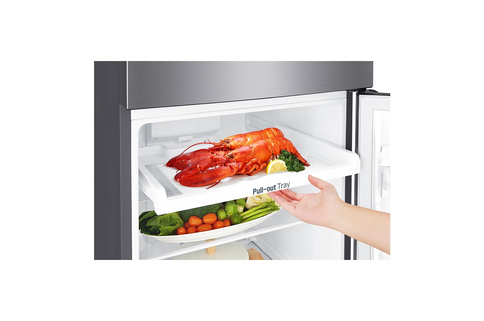 LG 22” Counter Depth Top Freezer Refrigerator with Multi-Air Flow™, LRTNC0915V