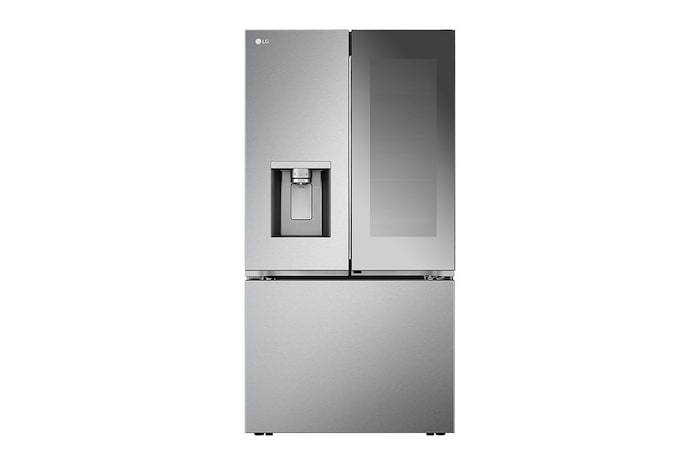 LG 36" 26 cu.ft. Mirror InstaView® Door-in-Door® Counter-Depth MAX™ French 3-Door  | Ice & Water Dispenser | 4 Types of Ice with Craft Ice®, LRYKC2606S