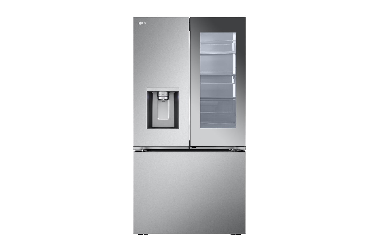 LG 31 cu.ft. Smart Mirror InstaView® Door-in-Door® Refrigerator with Four Types of Ice, LRYKS3106S