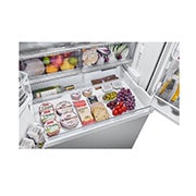 bottom freezer food view