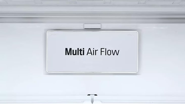 Images of Multi Air Flow in a refrigerator