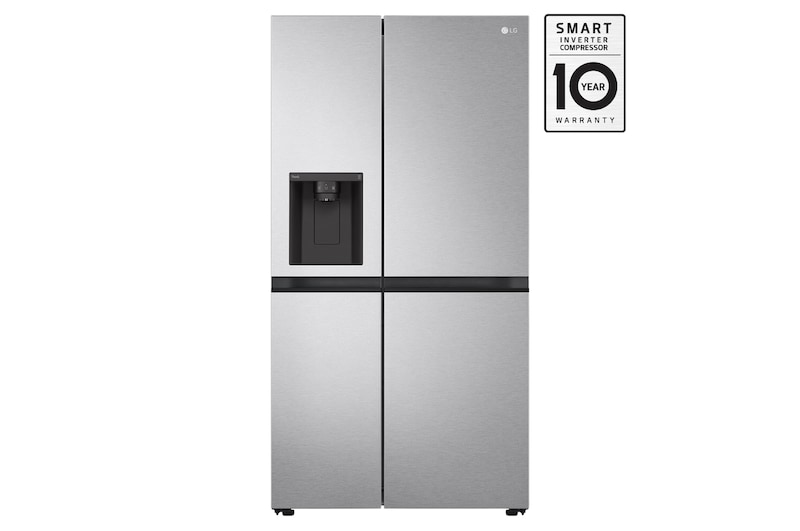 Front view of 36" 23 cu. ft. Counter-Depth Side by Side Refrigerator | Ice & Water Dispenser LS23C4230V