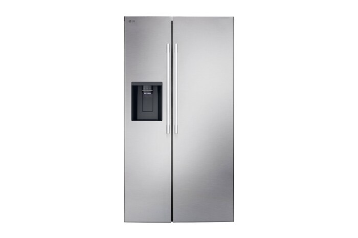 Front view of 36" 27 cu.ft. Standard-Depth Side by Side Refrigerator | Ice & Water Dispenser |  (LS27T3230S)