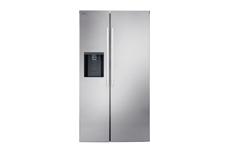 Front view of 36" 27 cu.ft. Standard-Depth Side by Side Refrigerator | Ice & Water Dispenser |  (LS27T3230S)