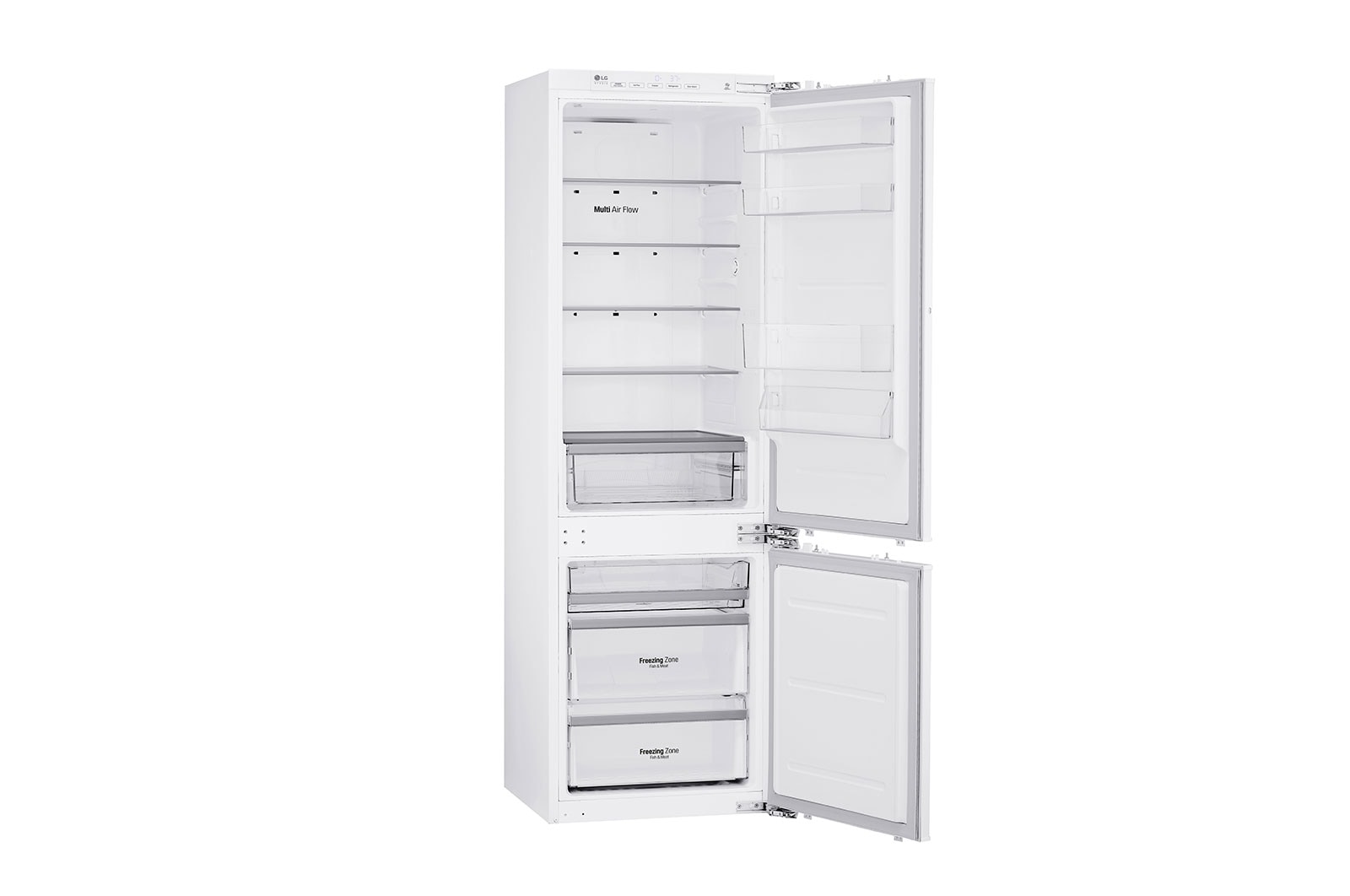 LG 22", Panel-Ready Counter Depth Combi 2 Door Bottom Freezer, 9 cu.ft. , LSBNC1021P