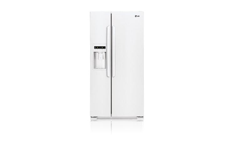 Front view of 33 Inch, 22.89 cu.ft. Side-By-Side Refrigerator with Ice and Water Dispenser LSC23924SW
