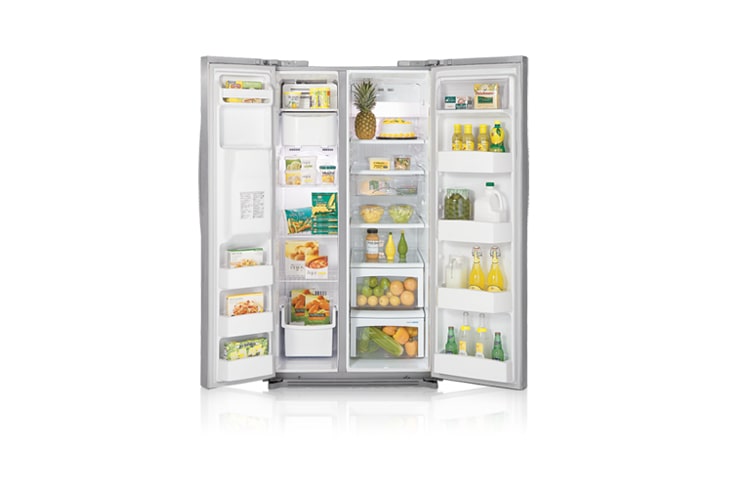 LG Side-By-Side Refrigerator with Ice and Water Dispenser (26.5 cu.ft.), LSC27911ST