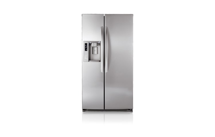 Front view of Side-By-Side Refrigerator with Ice and Water Dispenser (26.5 cu.ft.) LSC27931ST