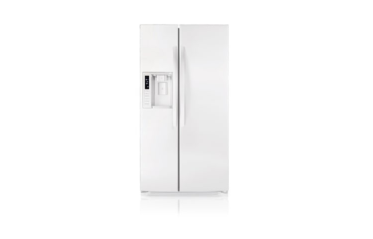 Front view of Side-By-Side Refrigerator with Ice and Water Dispenser (26.5 cu.ft.) LSC27931SW