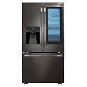 Front view of LG STUDIO - 36&#34; InstaView Door-in-Door® Counter-Depth Refrigerator, 24 cu. ft. LSFXC2496D