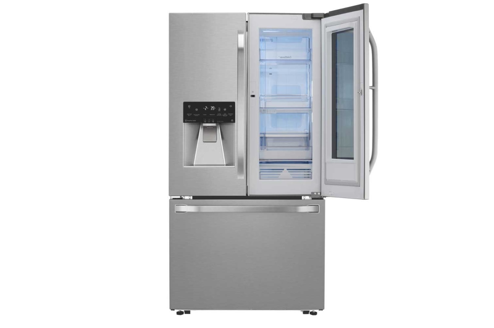 LG STUDIO - 36" InstaView Door-in-Door® Counter-Depth Refrigerator, 24 cu. ft., LSFXC2496S
