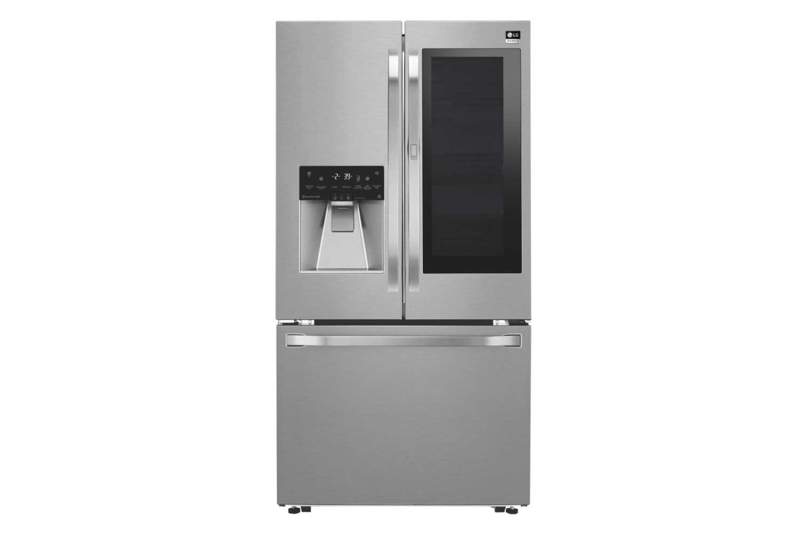 LG STUDIO - 36" InstaView Door-in-Door® Counter-Depth Refrigerator, 24 cu. ft., LSFXC2496S