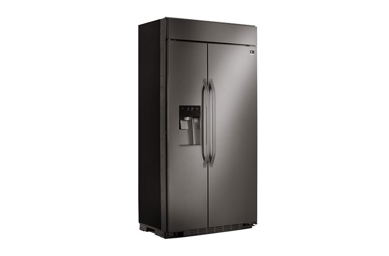 LG STUDIO - 42" Ultra-Large Capacity Black Stailness Steel Side-by-Side Refrigerator with Ice & Water Dispenser, 26 cu. ft., LSSB2696BD