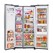 LG 22 cu.ft. InstaView™ Door-in-Door® Side-By-Side Counter-Depth Refrigerator, LSXC22396S