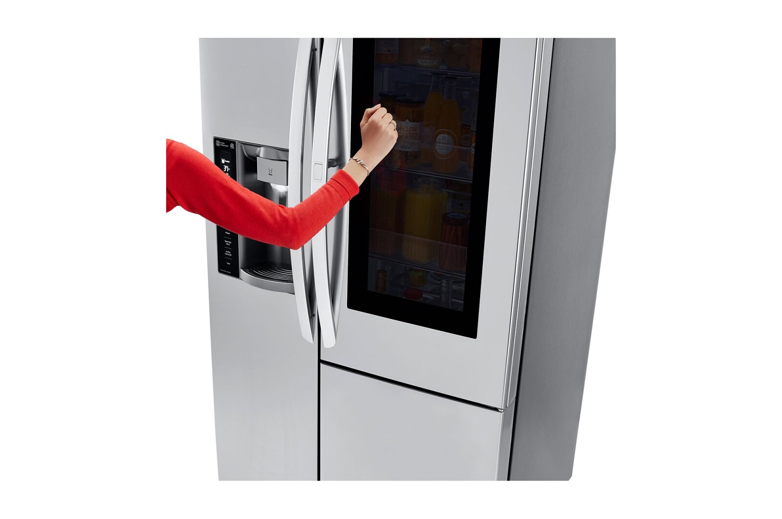 LG 22 cu.ft. InstaView™ Door-in-Door® Side-By-Side Counter-Depth Refrigerator, LSXC22396S
