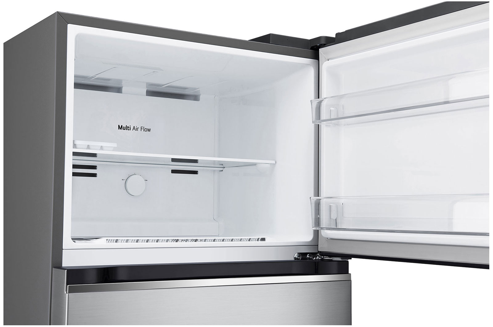 Freezer open view