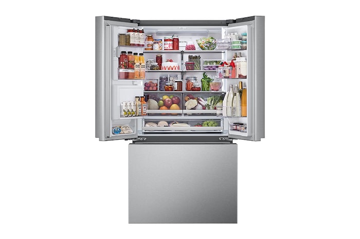 LG 36" 26 cu.ft. Counter-Depth MAX™ French 3-Door Refrigerator | Ice & Water Dispenser | 4 Types of Ice with Craft Ice®, LRYXC2606S