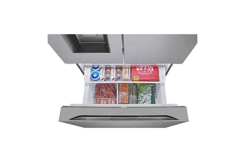 LG 36" 26 cu.ft. Counter-Depth MAX™ French 3-Door Refrigerator | Ice & Water Dispenser | 4 Types of Ice with Craft Ice®, LRYXC2606S